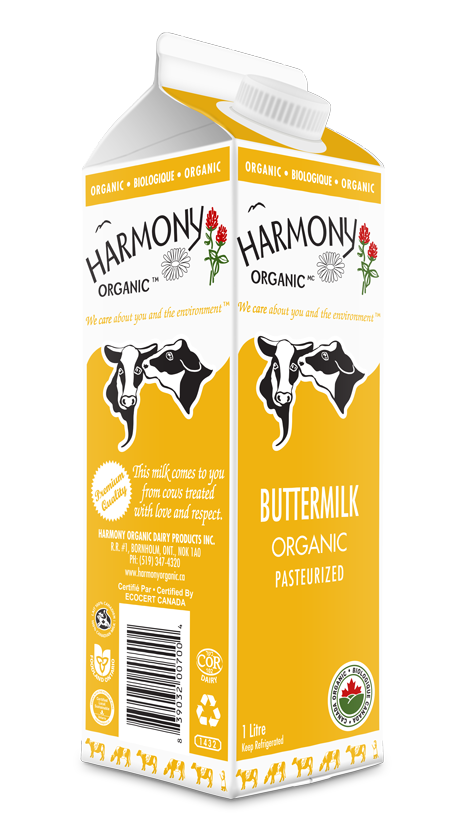Organic Buttermilk One Litre Carton
