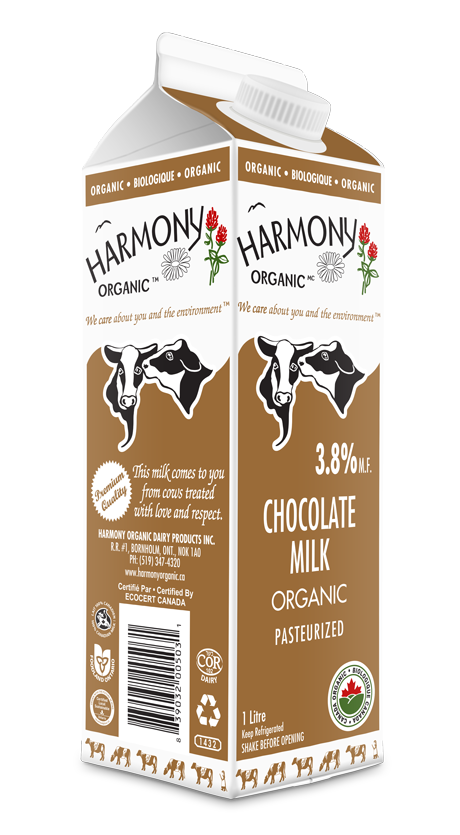 Organic Chocolate Milk One Litre Carton