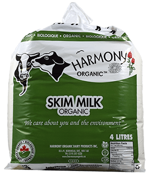 Organic Skim Milk 4 Litre Bag